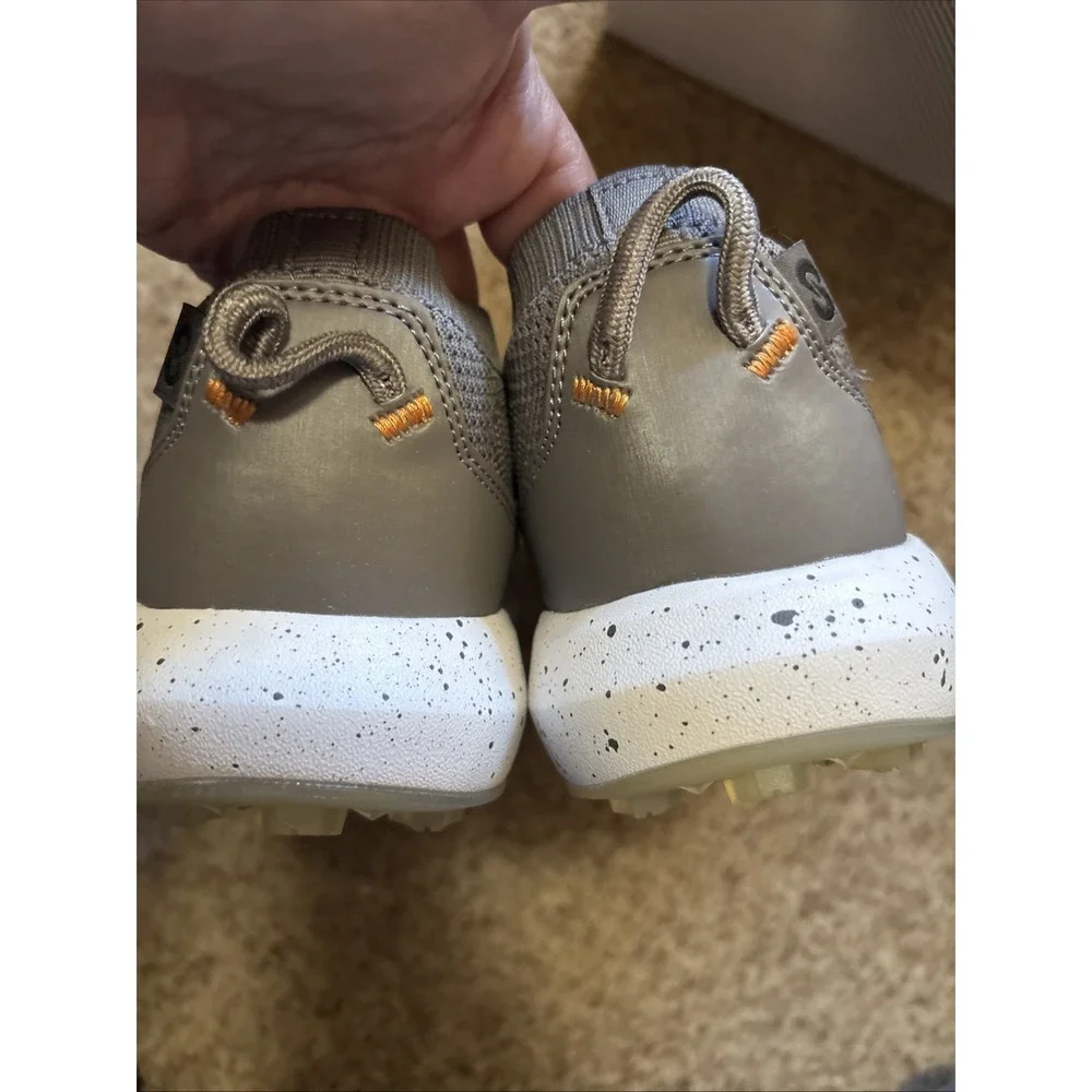 Stroll Men's Sz 8.5 Gray Golf Shoes Performance Knit Gray White‎